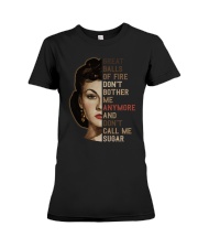 Great balls of fire don't call me sugar Premium Fit Ladies Tee thumbnail