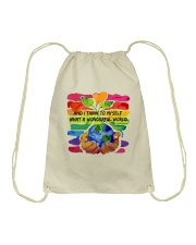 What A Wonderfull World HP01 Drawstring Bag thumbnail