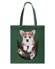 Corgi In Pocket Tote Bag thumbnail