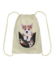 Corgi In Pocket Drawstring Bag thumbnail
