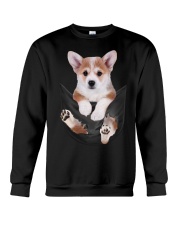 Corgi In Pocket Crewneck Sweatshirt thumbnail