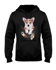 Corgi In Pocket Hooded Sweatshirt thumbnail