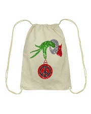 Hippie christmas Drawstring Bag thumbnail