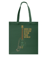Keep on rockin in the world Tote Bag thumbnail