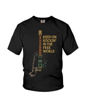 Keep on rockin in the world Youth T-Shirt thumbnail