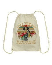 Because it's in your heart Drawstring Bag thumbnail