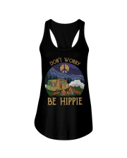 Don't worry be hippie Ladies Flowy Tank thumbnail