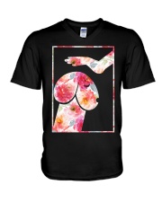 Dog - Hand V-Neck T-Shirt thumbnail