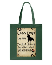 Crazy Dogs - Paw Tote Bag thumbnail