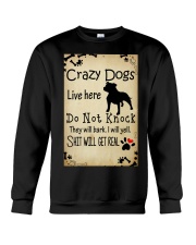 Crazy Dogs - Paw Crewneck Sweatshirt thumbnail