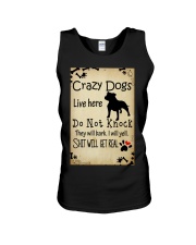 Crazy Dogs - Paw Unisex Tank thumbnail