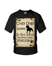 Crazy Dogs - Paw Youth T-Shirt thumbnail