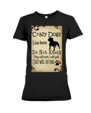 Crazy Dogs - Paw Premium Fit Ladies Tee thumbnail