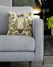 owl Square Pillowcase aos-pillow-square-front-lifestyle-05