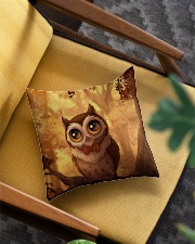 owl Square Pillowcase aos-pillow-square-front-lifestyle-07