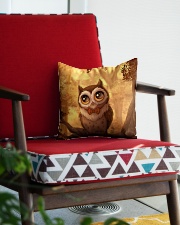 owl Square Pillowcase aos-pillow-square-front-lifestyle-09