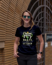 October-QUEENS Ladies T-Shirt lifestyle-women-crewneck-front-2