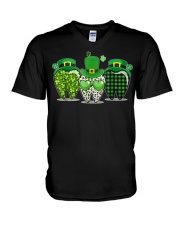 Happy Patrick's Day2 V-Neck T-Shirt tile