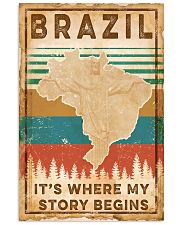 BRAZIL MAP 11x17 Poster front