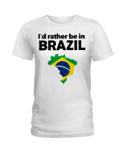I'D RATHER BE IN Ladies T-Shirt tile