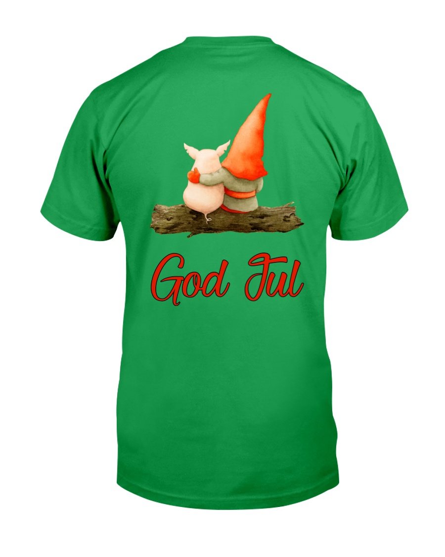 ADORABLE NORWEGIAN NISSE WITH PIG Classic T-Shirt