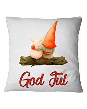 ADORABLE NORWEGIAN NISSE WITH PIG Square Pillowcase thumbnail