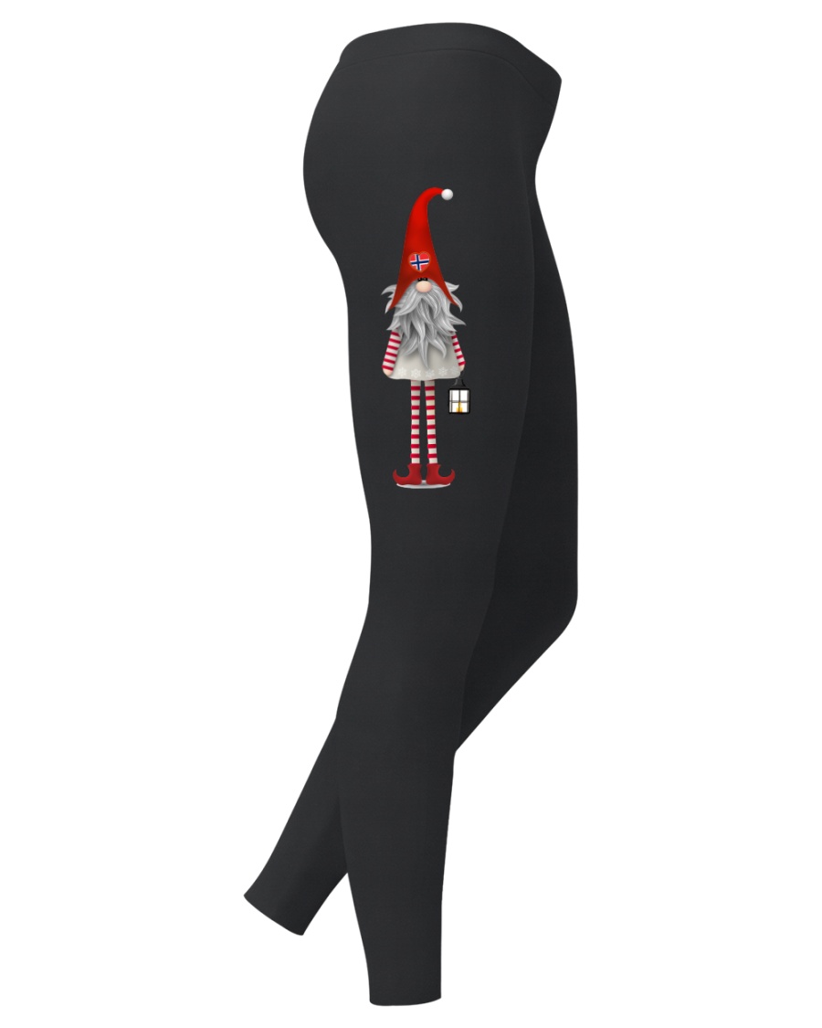 XMAS CUTE NORWEGIAN NISSE Ladies Leggings