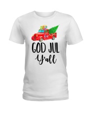 GOD JUL Y'ALL TRUCK Ladies T-Shirt thumbnail