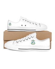 UFF DA NORWEGIAN ROSEMALING Men's Low Top White Shoes tile