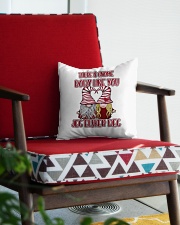 THERE IS GNOME BODY LIKE YOU Square Pillowcase aos-pillow-square-front-lifestyle-09