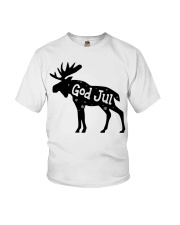 GOD JUL NORWEGIAN MOOSE Youth T-Shirt thumbnail