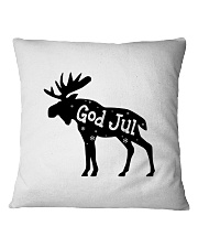 GOD JUL NORWEGIAN MOOSE Square Pillowcase thumbnail