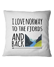 NORWAY FJORDS Square Pillowcase thumbnail