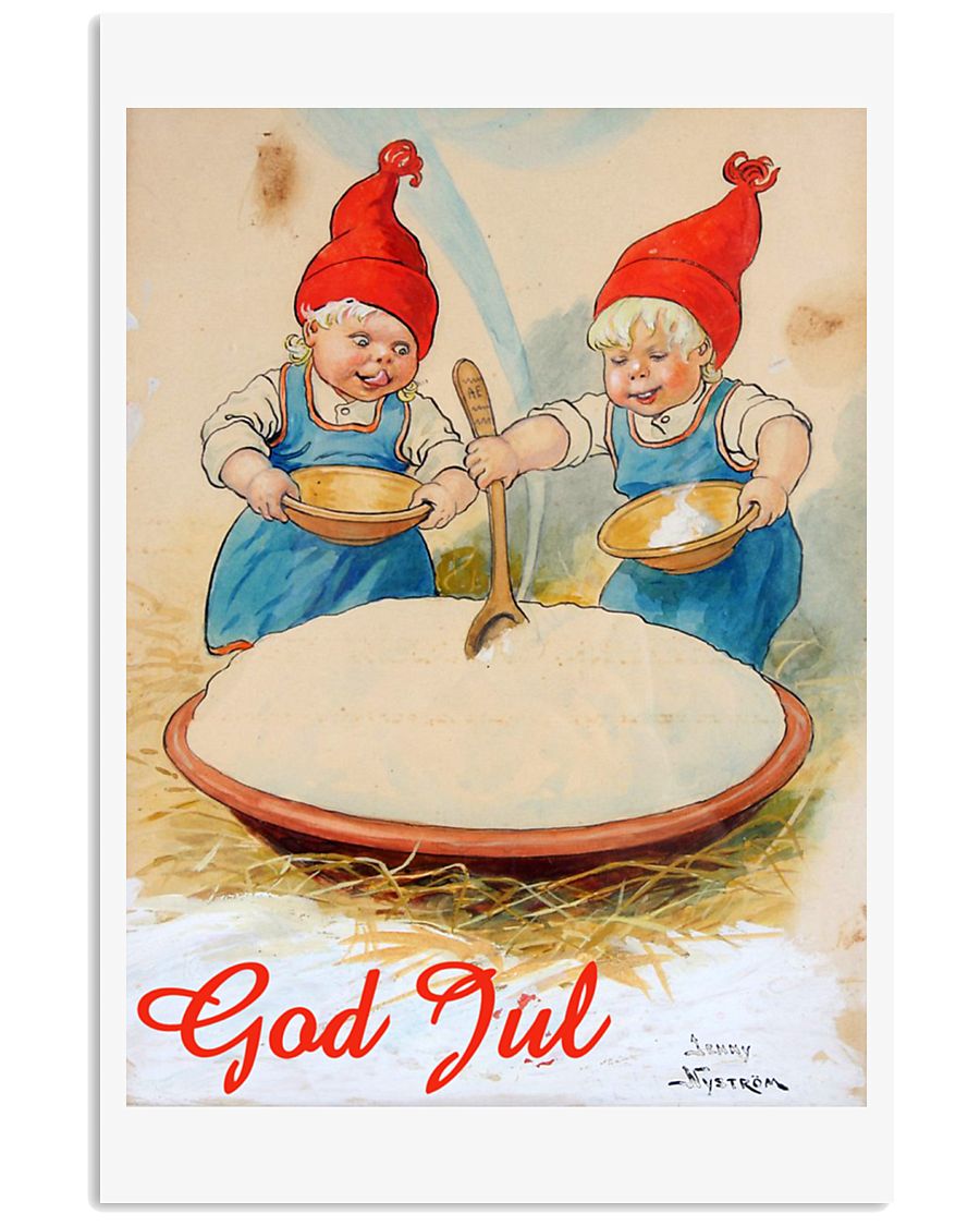 GOD JUL VINTAGE 11x17 Poster