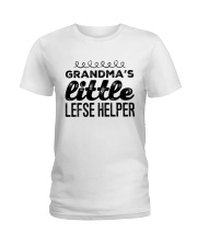 GRANDMA'S LITTLE LEFSE HELPER Ladies T-Shirt thumbnail