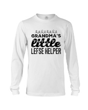 GRANDMA'S LITTLE LEFSE HELPER Long Sleeve Tee thumbnail