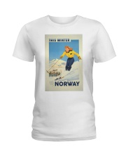 THIS WINTER NORWAY VINTAGE Ladies T-Shirt thumbnail