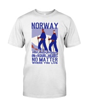 NORWAY IN MY HEART VINTAGE Classic T-Shirt thumbnail