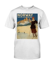 NORWAY VINTAGE TRAVEL Classic T-Shirt thumbnail