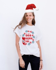 GOD NORSK JUL Classic T-Shirt lifestyle-holiday-crewneck-front-1
