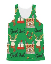 NORWEGIAN GOD JUL MERRY CHRISTMAS CUTE All-over Unisex Tank thumbnail