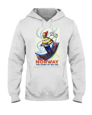 NORWAY THE HOME OF SKI-ING VINTAGE Hooded Sweatshirt thumbnail