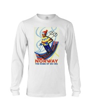 NORWAY THE HOME OF SKI-ING VINTAGE Long Sleeve Tee thumbnail