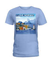 I LOVE NORWAY Ladies T-Shirt front