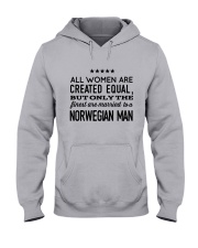 MARRIED TO A NORWEGIAN MAN Hooded Sweatshirt thumbnail