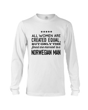 MARRIED TO A NORWEGIAN MAN Long Sleeve Tee thumbnail