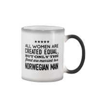 MARRIED TO A NORWEGIAN MAN Color Changing Mug thumbnail