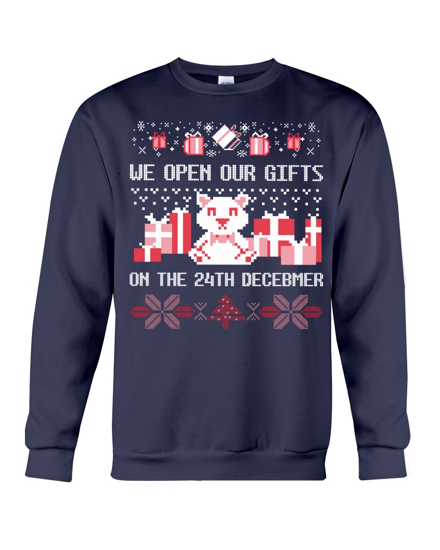 WE OPEN GIFTS 24TH Crewneck Sweatshirt