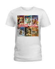 NORWAY GOD JUL NISSER Ladies T-Shirt thumbnail