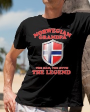 NORWEGIAN GRANDPA LEGEND Classic T-Shirt lifestyle-mens-crewneck-front-11